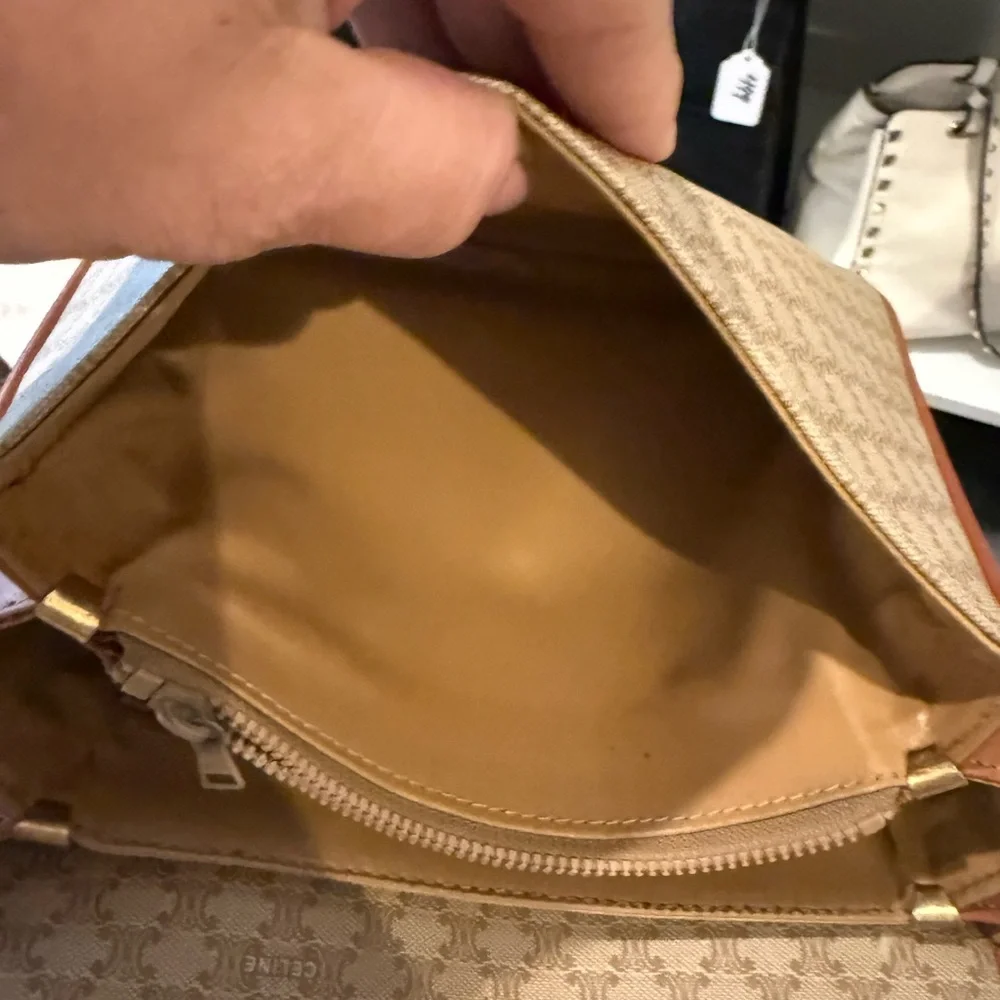 Celine Macadam Tan Shoulder Bag - Picture 7 of 7